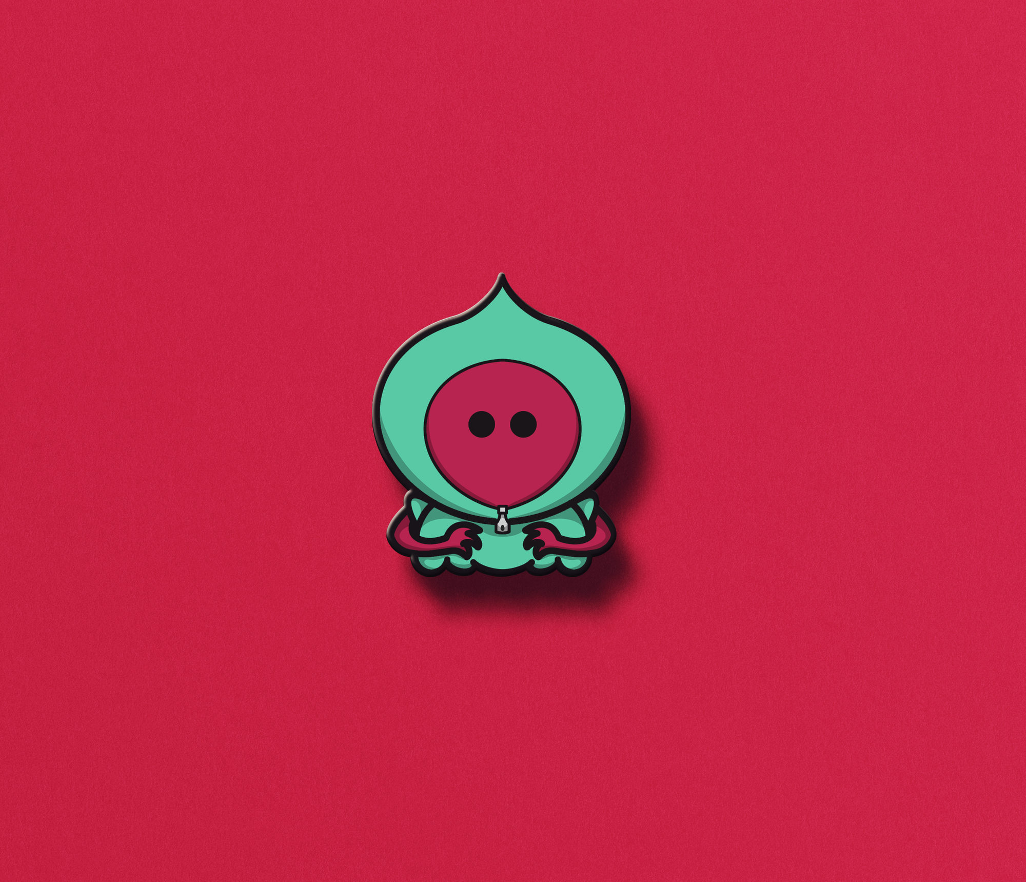 Flatwoods Monster Enamel Pin