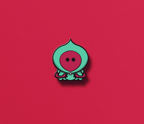 Flatwoods Monster Enamel Pin