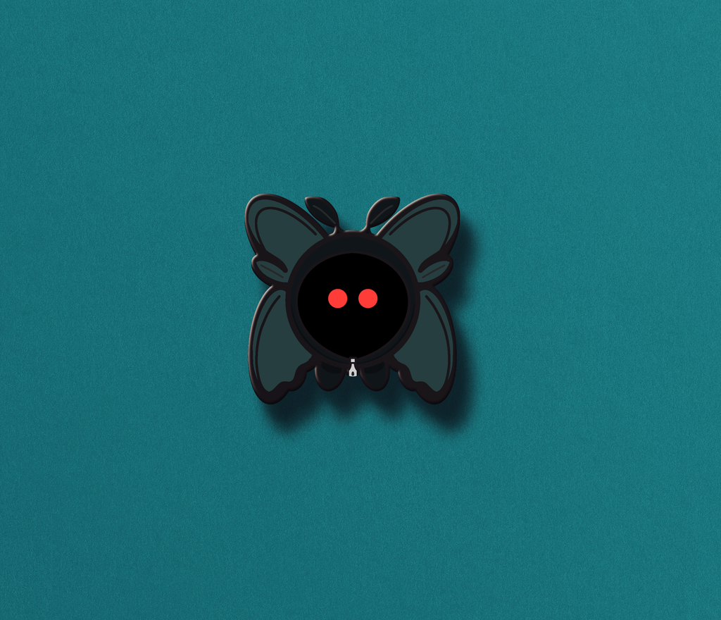 Mothman Enamel Pin