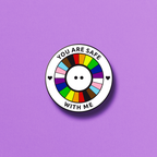 You Are Safe With Me Enamel Pin